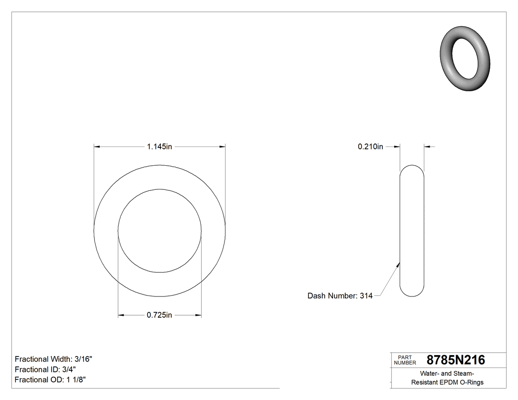 Technical drawing - 8785N216